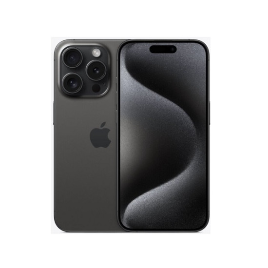 Apple iPhone 15 Pro 128GB 6,1 Zoll  Full HD  120 Hz  48 MP  8 GB RAM Titan Schwarz