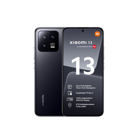 Xiaomi 13 8GB 256GB 6,36 Zoll Full HD 120 Hz 50 MP 8 GB RAM Black Xiaomi 13 8GB 256GB 6,36 Zoll Full HD 120 Hz 50 MP 8 GB RAM Black