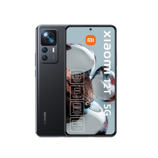 Xiaomi 12T 256GB Schwarz 6,67 Zoll  Full HD  120 Hz  108 MP  8 GB RAM