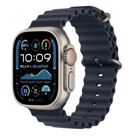 Apple Watch Ultra 2 (2024) Titan Natur LTE GPS eSIM Unisex Ocean Armband Marine Apple Watch Ultra 2 (2024) Titan Natur LTE GPS eSIM Unisex Ocean Armband Marine