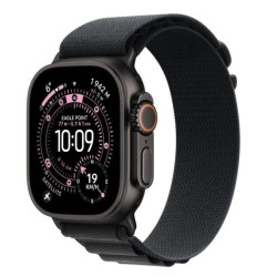 Apple Watch Ultra 3 Titanium Black Alpine Loop Black M eSIM Titan Gehäuse  Textil Armband