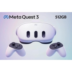 Meta Quest 3 512GB, VR-Brille Mi­xed-Rea­li­ty-VR-Head­set