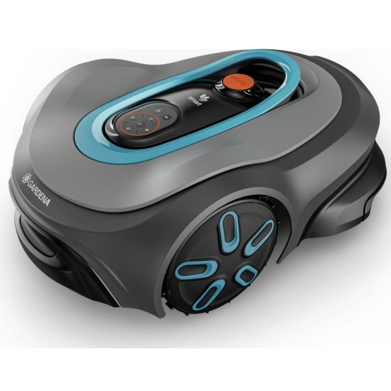 Gardena smart Sileno max 800 m² grau/ tür­kis, Li-Ionen Akku, LO­NA-Tech­no­lo­gie (19901-20)